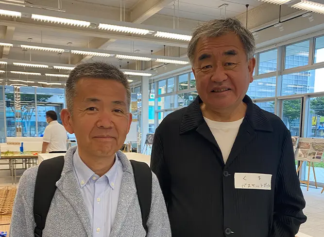 市民ワークショップで隈研吾さんと西秀記